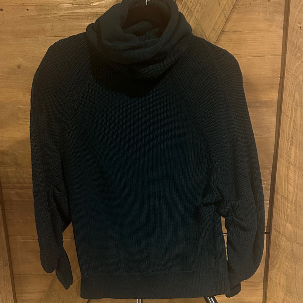 CAbi Women's Green Cowl Neck Sweater